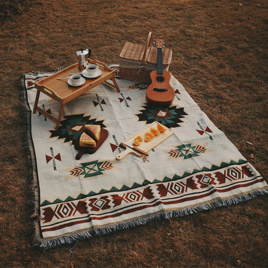 Indian style picnic mats picnic cloth moisture-proof mats outdoor camping mats equipment supplies bohemian rugs