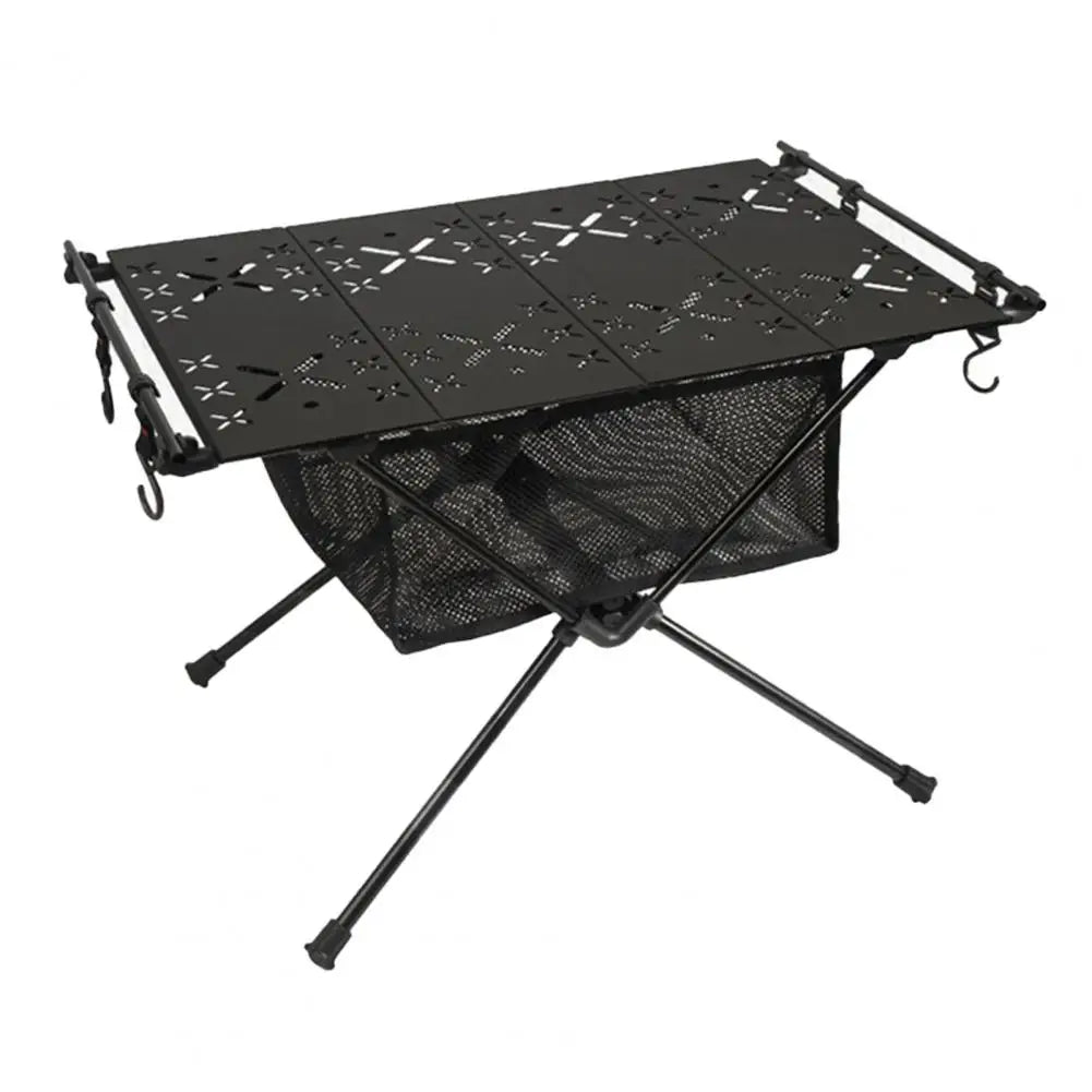 1 Set Aluminum Alloy Folding Table Barbecue Camping Table 20kg Load Capacity Beach Table Ultralight Portable Picnic BBQ Tables