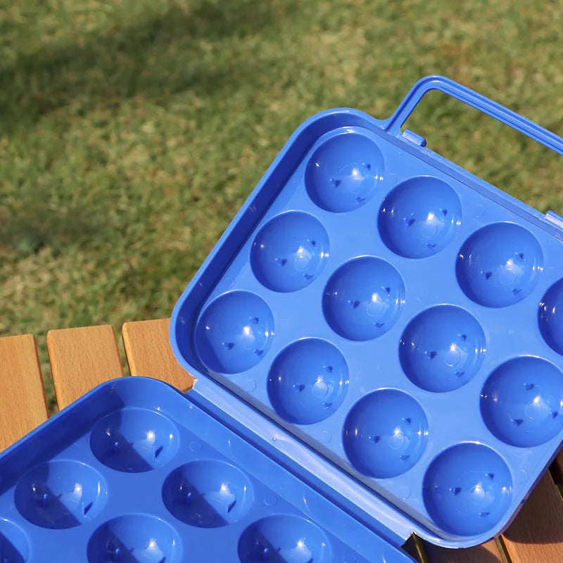 2/4/6/12/15 Grid Egg Storage Box Portable Egg Holder Container for Outdoor Camping Picnic Eggs Box Case Kitchen Organizer Case
