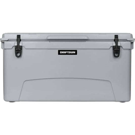 110-Quart Ice Chest, Heavy Duty, High Performance Roto-Molded Commercial Grade Insulated Cooler, White Freight free