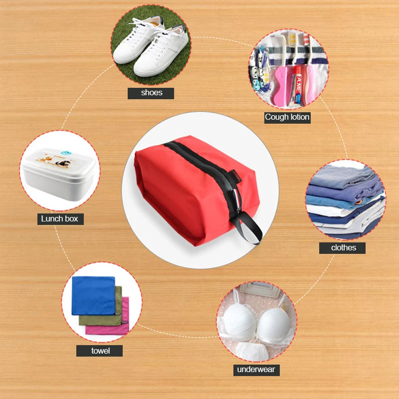 Camping Storage Bags Ultralight Waterproof Canvas Travel Outdoor Camping Sundry Pouch Picnic Camping Accessories