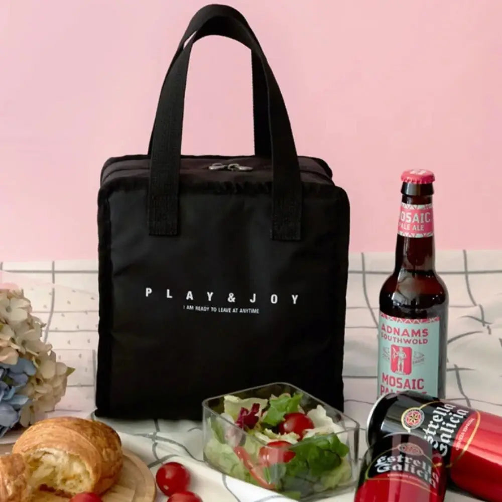 Thermal Insulated Picnic Bags Handbag Portable Keep Fresh Insulated Lunch Bag Waterproof Cooler Camping Picnic Kitchen Supplies