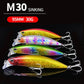 30g 95mm Heavy Sinking Minnow Fishing Lures Saltwater Artificial Hard Bait Jerkbait Pesca Wobbler for Bass Swimbait Accessories