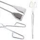 55cm Outdoor Tools Tongs Charcoal Clamp Barbecue Carbon Clip Picnic Meat Clip Food Clips Charcoal Clamp Baking Tools BBQ Clips