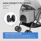 Dog Strollers for Small Dogs - Dog Stroller with Durable Shock-Absorbing PU Wheels Scratch Waterproof Fabric One-Handed Folding