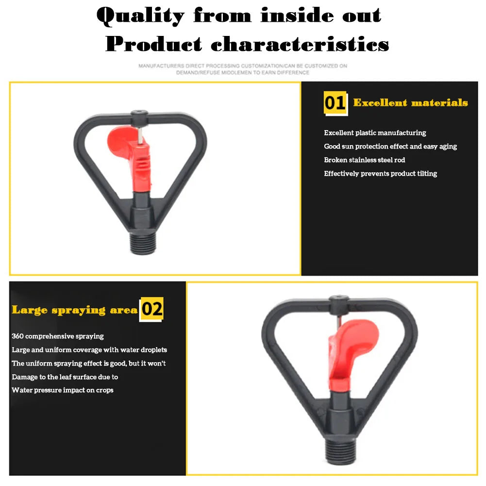 Sprinklers Irrigation Garden Multi Function Garden Water Sprinkler Quick Connecting Hose Irrigation Tools For Yard