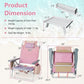 Beach Chair 2-Pack,Sunbathing Chairs with 5 Adjustable Position,Folding Fishing Backpack Chairs