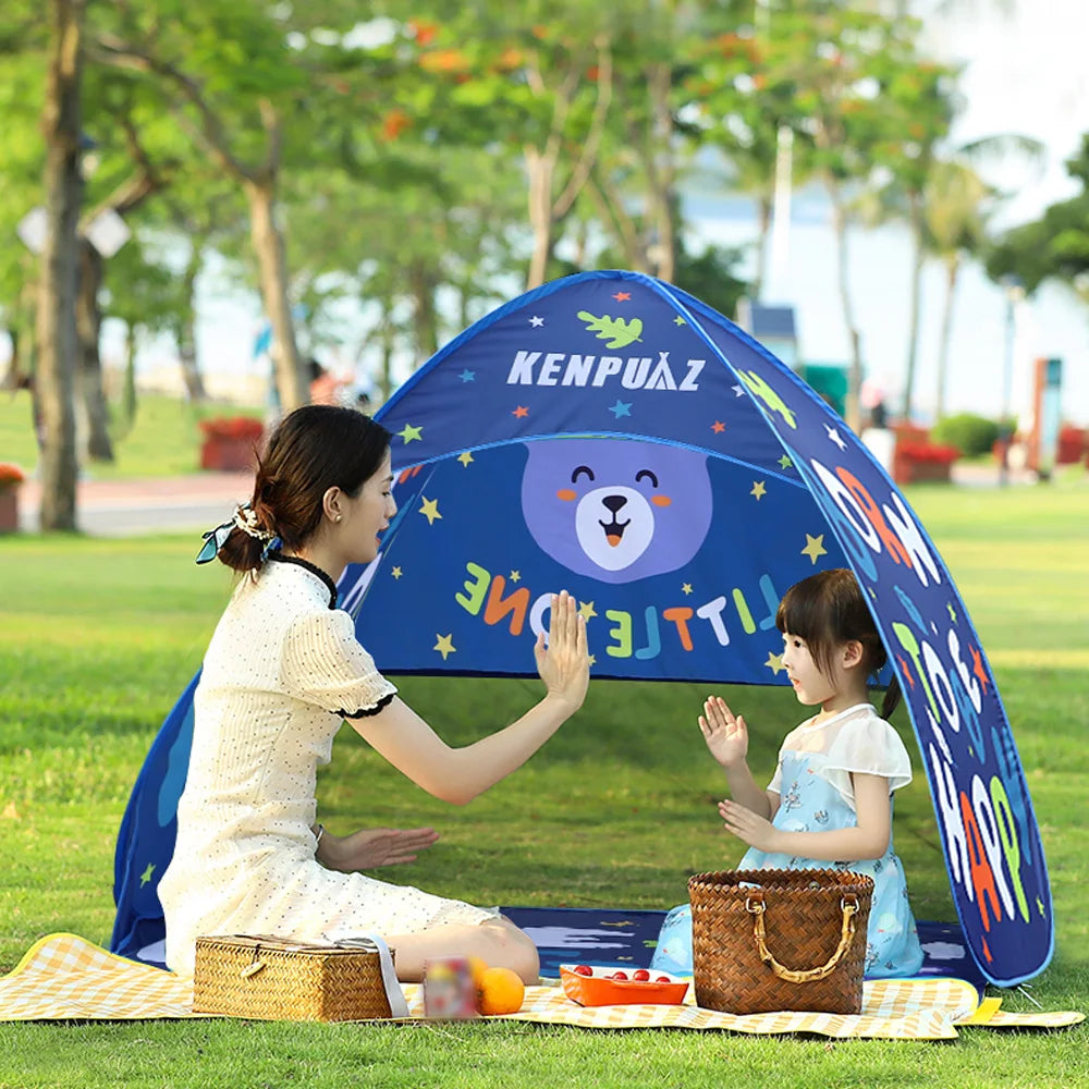 High Quality Beach Waterproof Family Tent Children Outdoor Camping Kids Tents Ventilate Pop Up Open Portable For Baby Sun Shade