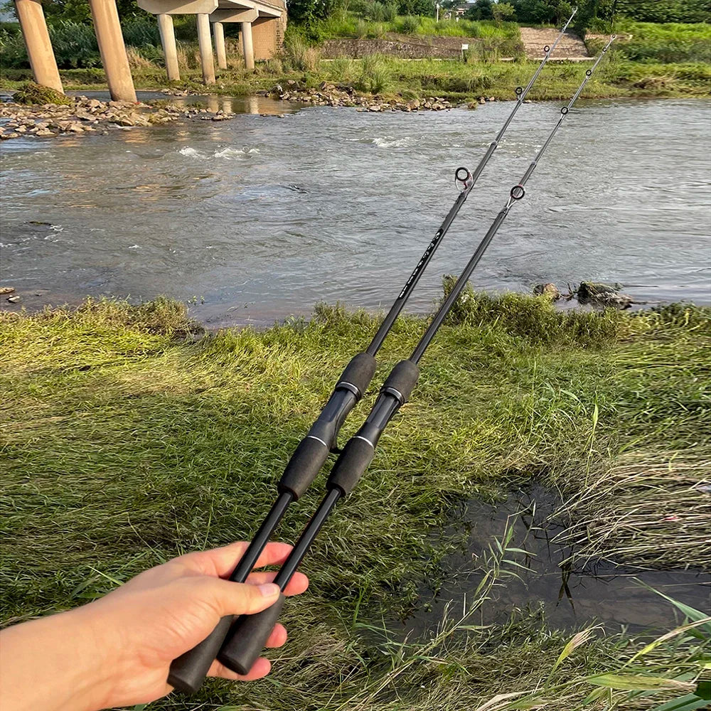 Spinning Casting Hand Lure Fishing Rod Pesca Carbon Pole Canne Carp Fly Gear Reel Seat feeder Ultralight Travel Surf 1.65M 1.8M