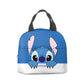 Disney Stitch Oxford Cloth Lunch Bag for Children Stitch Waterproof Insulated Outdoor Picnic Storage Box Cartoon Girls Handbag