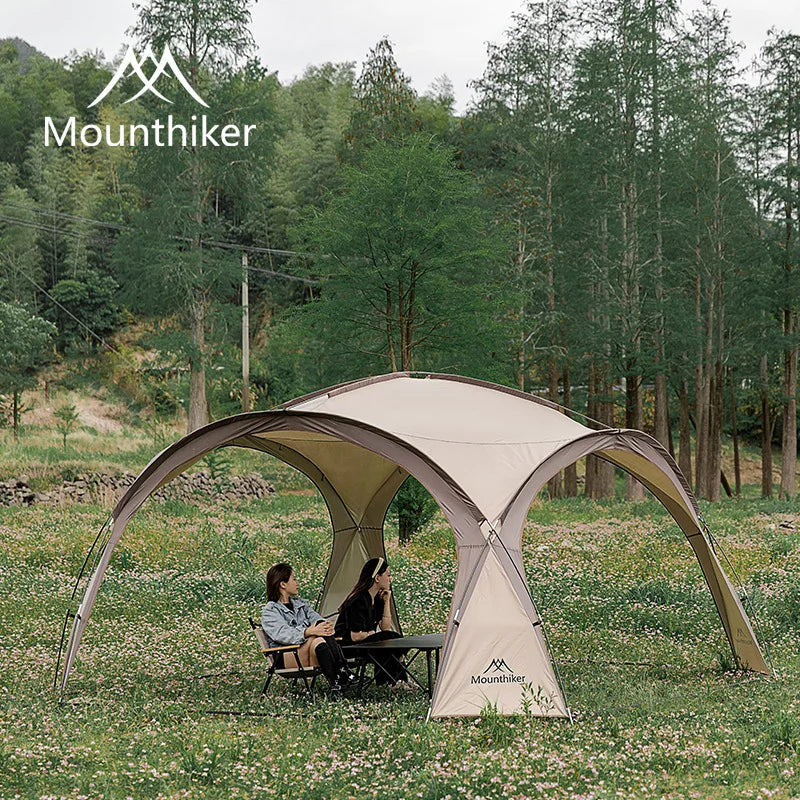 8-10Person Outdoor Camping Dome Tents Light Luxury Round Big Canopy Large Awning Pergola Tent Family Party Picnic Rainproof Tent
