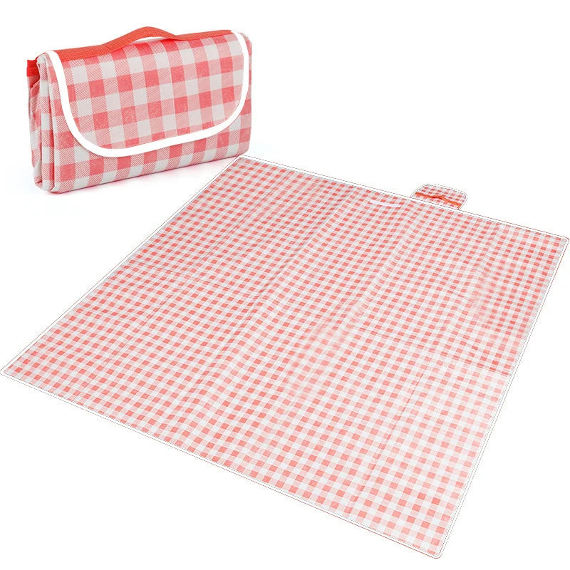 Outdoor Picnic Mat Moisture-proof Mat Thick Oxford Cloth Waterproof Beach Mat Portable Beach Blanket Folding Camping Mat