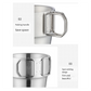Stainless Steel Cup Stackable Coffee Cup Outdoor Drinkware Water Cup Beer Mug Camping Mug for Picnic Coffee Cup