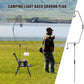 Outdoor Lamp Stand Hook Camping Lamp Rack Light Stand Holder Lighting Ground Stake Portable with Storage Bag for Picnic Outdoor