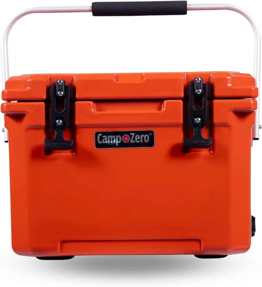 CAMP-ZERO 20L | 21.13 Quart Premium Cooler/Ice Chest with 4 Molded-in Cup Holders