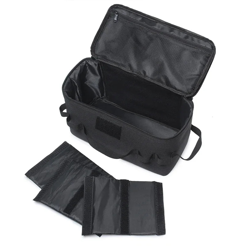 Camping Gas Tank Storage Bag, Outdoor Tool Bags, Large Capacity, Ground Nail, Canister, Picnic Cookware, Multifunction Kit