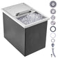 VEVOR Drop in Ice Chest,18"L x 12"W x 14.5"H Stainless Steel Ice Cooler, Commercial Ice Bin with Sliding Cover, 40.9 qt Ice Bar