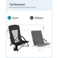 Cup Holder Camping Chair With High Backrest Folding Folding Chairs Comfortable Portable Beach Chair Heavy Duty Lightweight Table