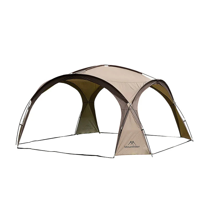 8-10Person Outdoor Camping Dome Tents Light Luxury Round Big Canopy Large Awning Pergola Tent Family Party Picnic Rainproof Tent