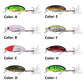 1 Pcs Sinking Crank Fishing Lures 6cm 10g Minnow Wobblers Plastic Hard Artificial Bait With Feather Hooks Carp Bass Crankbaits