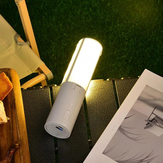New Camping Lamps For Tent 3 Modes Outdoor Tent Light Portable Rechargeable 4000mAh Picnic BBQ Party Hiking Folding Light
