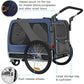 Premium Large/XL Pet Bike Trailer & Stroller for Large Sized Dog or Multiple Small Dogs,Low Center of Gravity Easy Folding Frame