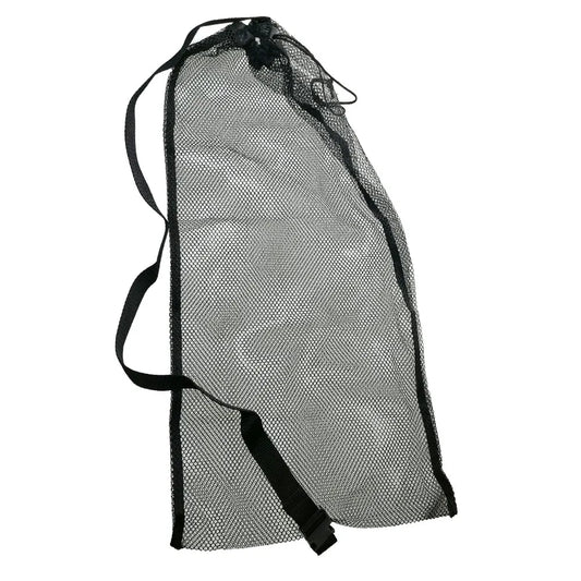 Mesh Drawstring Snorkel Bag Swimming Scuba Diving Water Sports Beach Travel Gear Storage Bag 25"*13"
