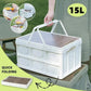 Outdoor camping folding storage box household car trunk storage box convenient organizing box Picnic fishing supplies storage