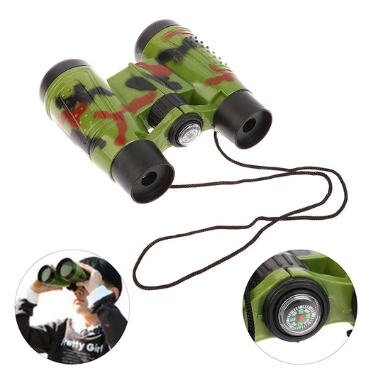 6x30 Kids Binoculars Toys Children Outdoor Telescope Simulation Outdoor Hunting Camping Field Survival Game Telescope Toys Gifts