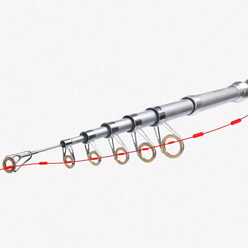 Carbon Spinning Fishing Rod For Long-distance Throwing Ultra-hard Sea Pole Telescopic Boat Rod M Power Action 25-150g