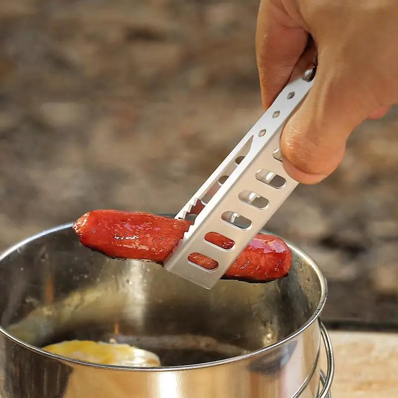 Outdoor Cookware Camping Pot Pan Gripper Handle Bowl GripperTableware Anti-hot Pot Pan Gripper Holder Picnic Home Kitchen Tool