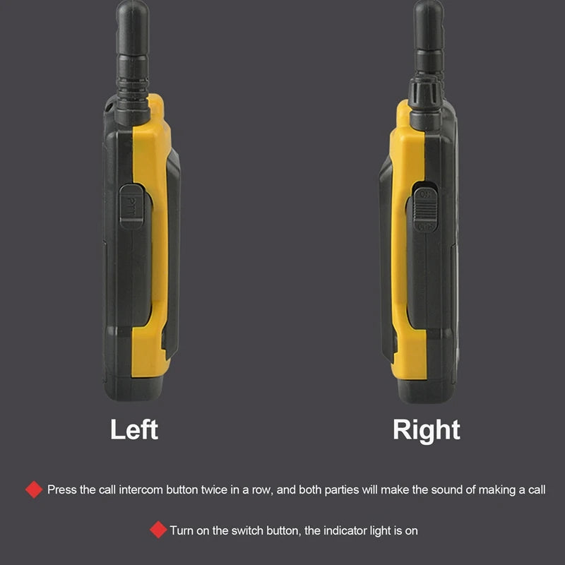 2PCS Kids Walkie Talkies Radio Toys For Outdoor Hiking Camping Children Communicate Toy Gift
