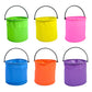 Beach Sand Play Bucket Toy Folding Collapsible Bucket Gardening Tool Outdoor Sand Pool Play Tool Toy Kids Summer Favor Dropship