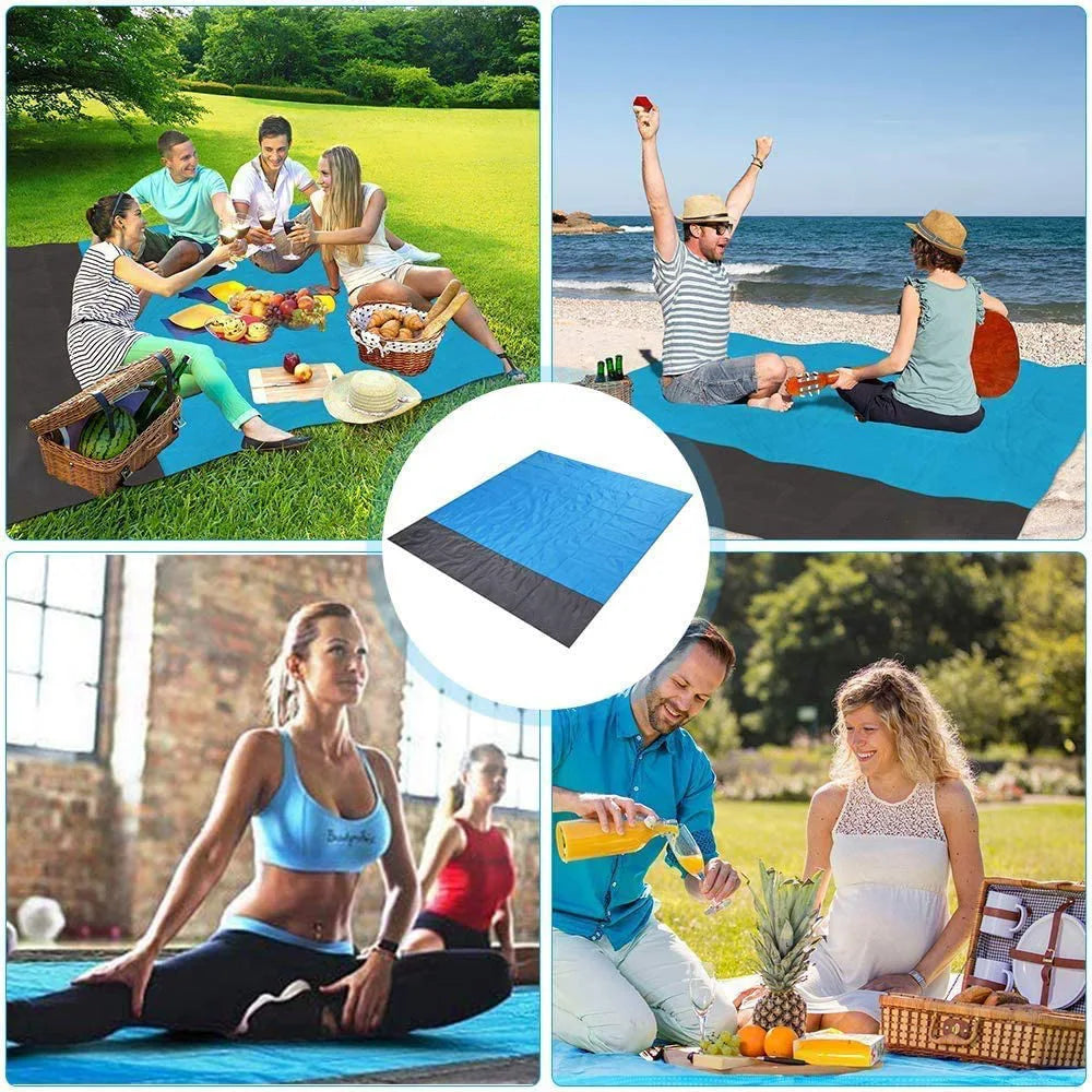 Waterproof Camping Mat Beach Blanket Outdoor Portable Lightweight Mattress Picnic Blanket Tourism Ground Carpet Folding Tent