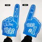 Universal Large Foams Fingers Cheerleading Props Hand Sports Event Cheering Palm Party Props Number 1 Foam Fan Finger