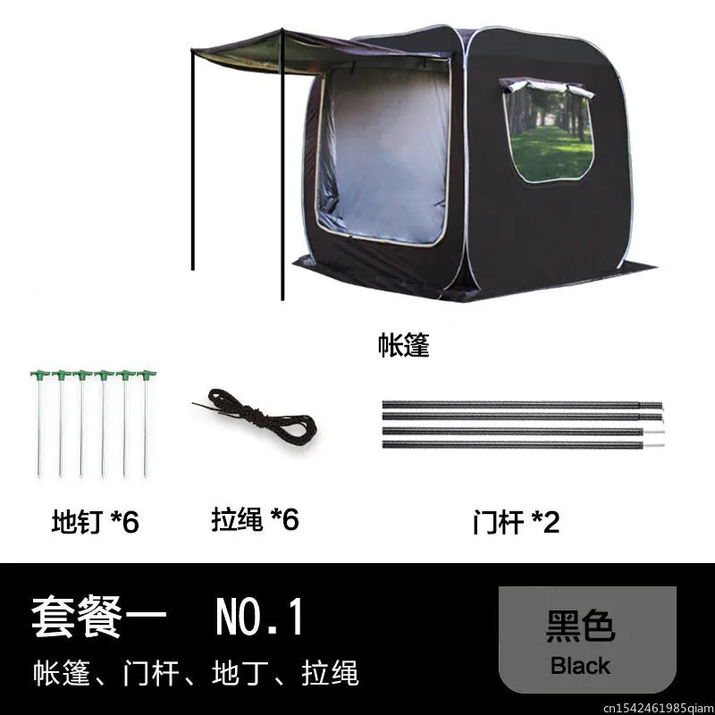 Outdoor Tent Car Rooftop Truck Rear Tent Camping Hiking Picnic Universal SUV Shade Awning Self-driving Travel Portable Equipment