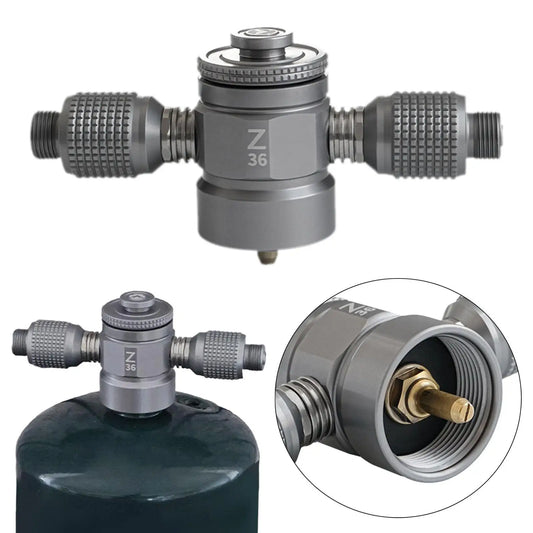 3 Outlet Camping Stove Adapter Replacement Accessory Practical for Valve Canister Device for Fishing Hiking Outdoor BBQ Picnics