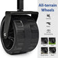 Heavy Duty Foldable Wagon with 330lbs Weight Capacity  Folding Utility Garden Cart with  All-Terrain Beach Wheels  Drink Holders