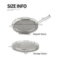 Outdoor Mini Roaster Foldable Portable Multifunctional Stainless Steel Bbq Mesh Rack Camping Cookware For Outdoor Camping Picnic