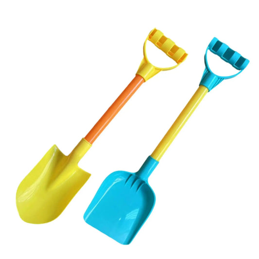 2x Beach Spades Travel Sandbox Toy Kids Garden Tool Shovels Toys for Kids Girls Boys Toddlers Digging Sand Snow Birthday Gifts