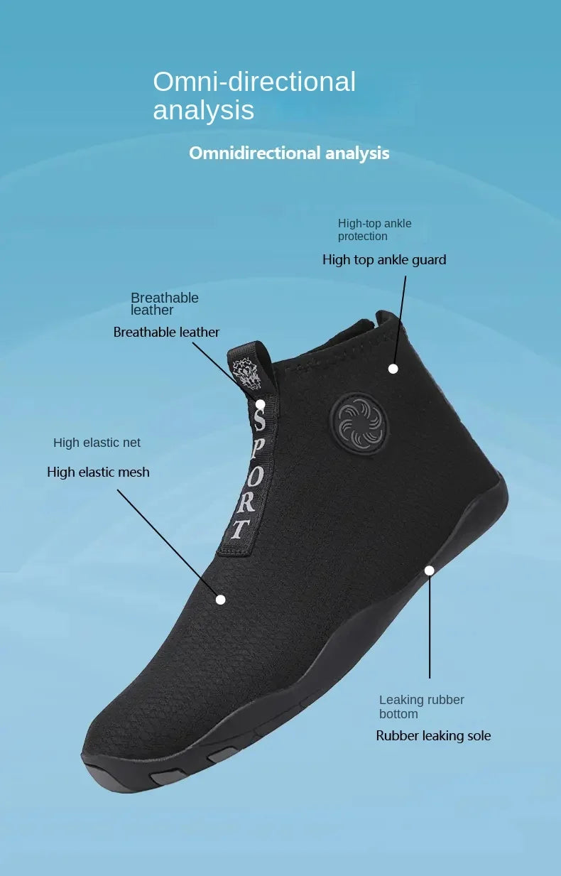 Unisex Beach Shoes Neoprene Diving Boots Surf Scuba Diving Socks Swimming Shoes Underwater Fishing Surf Gear Snorkeling Shoes