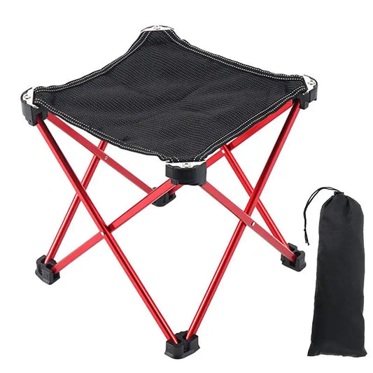 Camping Folding Stool Folding Chair Stool Folding Portable Outdoor Foot Stool Extra Large Seat For Kids Adults Camping Fishing