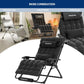 UDPATIO Oversized Zero Gravity Chair 33In XXL Patio Reclining Chair with Cushion, Outdoor Folding Recliner with Pillows|Cup
