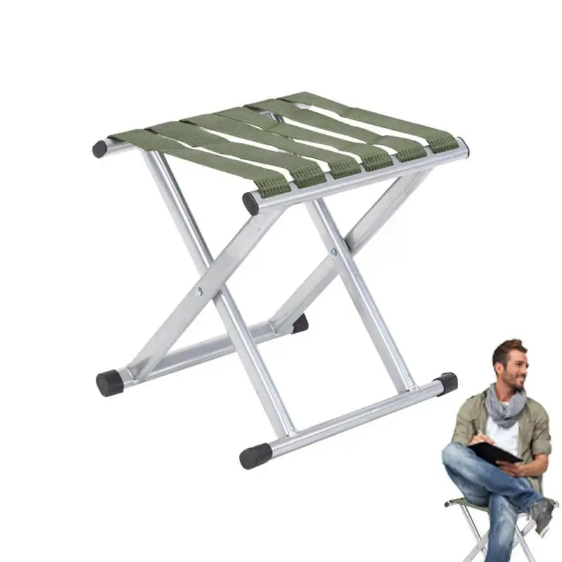 Outside Camping Stool Mini Seat Portable Chair Folding Telescopic Stool Outdoor Adventures Camp Chair Gardening Seat Garden Gear