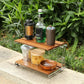 Camping Foldable Shelf Rack Multifunctional Folding Shelf Strong Bearing Capacity Organizer for Camping Picnic BBQ Travel