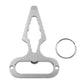 Easy Grip Wrench Portable Outdoor Defense Tool Compact Wrench Bottle Opener Keychain for Camping Picnic Single Finger Buckle Key