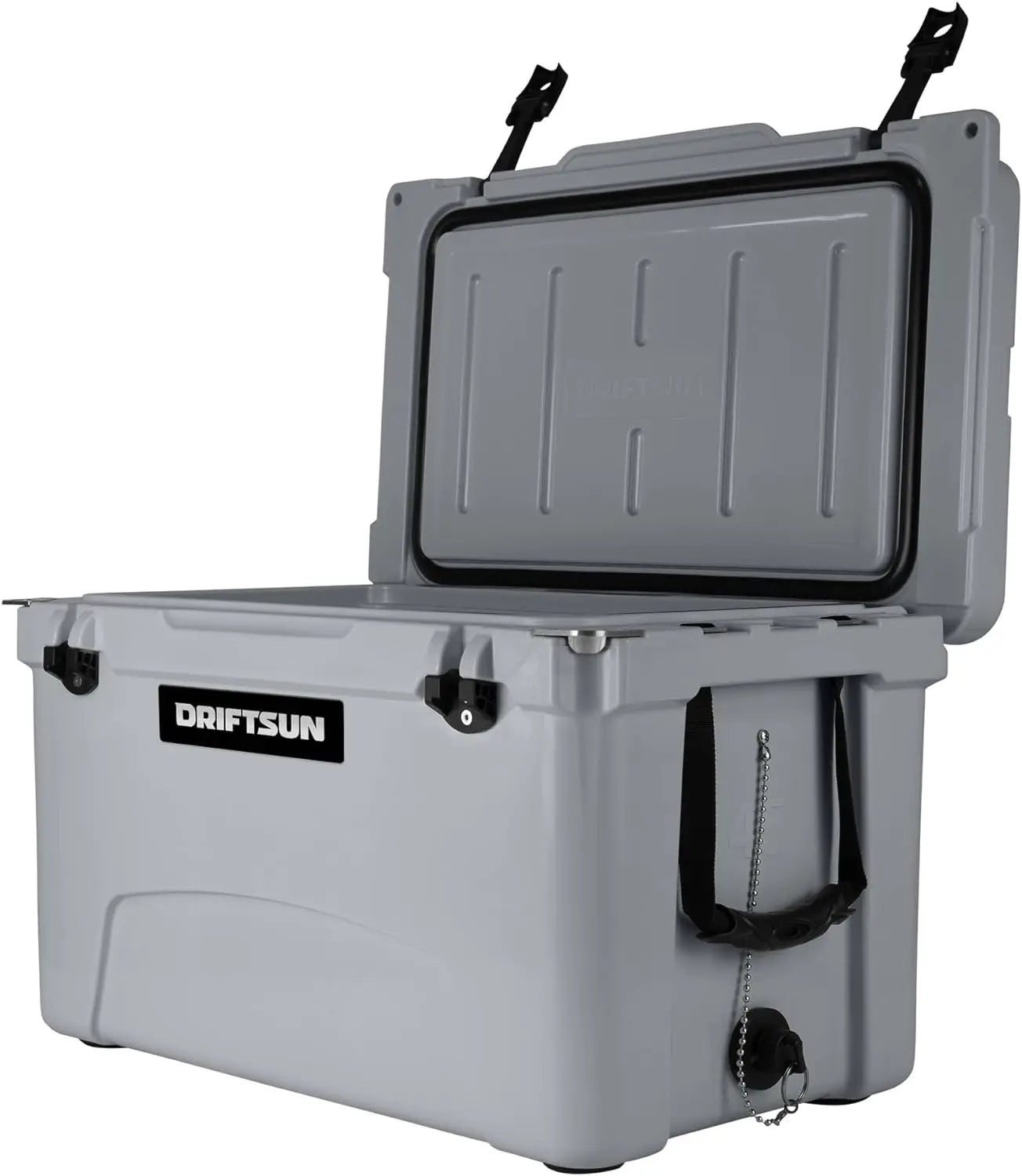 45-Quart Ice Chest, Heavy Duty, High Molded Commercial Grade Insulated Cooler, White