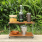 Camping Foldable Shelf Rack Multifunctional Folding Shelf Strong Bearing Capacity Organizer for Camping Picnic BBQ Travel