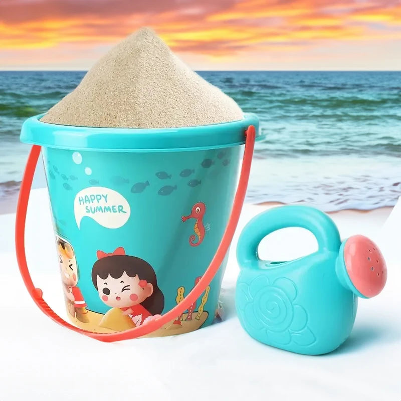 Baby Beach Toys For Kids Infants Digging Sand Plastic Shovels Buckets Kettles Water Play Toys Summer Beach Game Children Toy