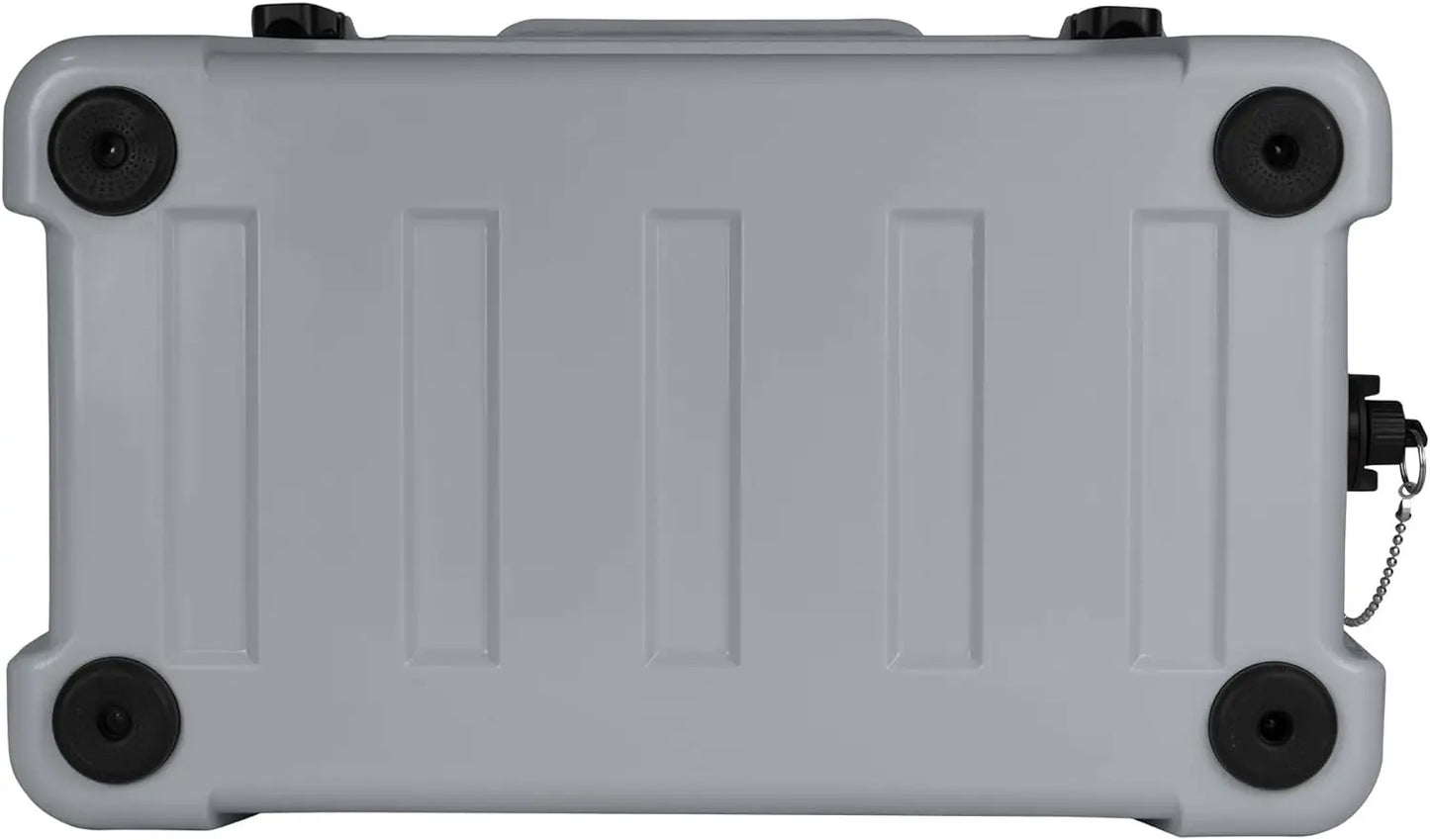 45-Quart Ice Chest, Heavy Duty, High Molded Commercial Grade Insulated Cooler, White